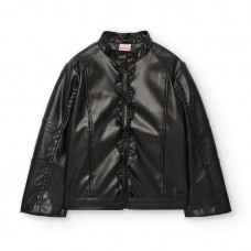 BOBOLI μπουφάν δερμάτινο 722236-890 μαύρο